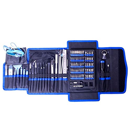 Miniatur-Doppelkopf-Schraubendreher-Set, multifunktionale explosionsgeschützte Präzisions Parafusadeira 106 in 1 Multi-Torx Phillips Bit Kit, Magnetic