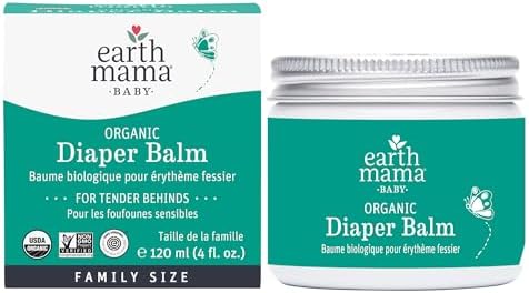 Earth Mama Organic Economy Size Diaper Balm | Diaper Cream for Ba...