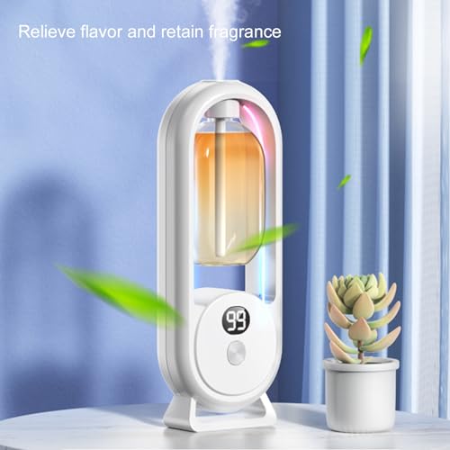 BONKZEBU Automated Diffuser Sprayer Cordless Intelligent Aromatherapy Diffuser with 360 No Dead Angle Surround Spray Technology for Bedroom Bathroom Office Car ABS Material 500mAh Battery - Image 4