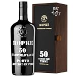 Kopke 50 Year Old Tawny Port in Wooden Gift Box 75cl