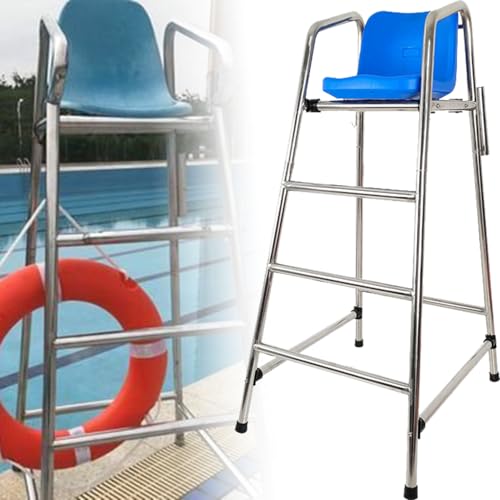 Chaise de surveillance pour piscine et littoral au design robuste et durable