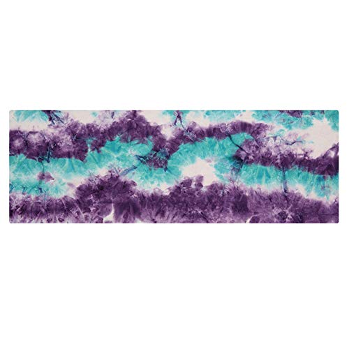 Fayeille Yoga Mat Towel 183x63cm Quick Dry Cover Fitness Pilates anket Workout Travel Anti Skid Soft Sweat Absorbent Microfiber With Carry Bag Washable Non Slip Tie Dye(2)