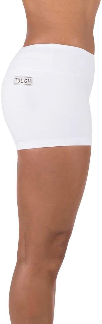 Tough Mode Womens 3" Lightweight Running WOD Volleyball Shorts Workout Mesh Liner Zip Pocket