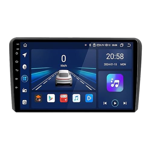Funzione integrata CarPlay e Android Auto: il sistema audio dell'auto supporta la connessione wireless a CarPlay e Android Auto, consentendo di controllare comodamente le funzioni principali come la riproduzione di musica, la navigazione GPS, le chiamate telefoniche, le notifiche del telefono cellulare e l'elaborazione delle informazioni attraverso gli assistenti vocali per raggiungere un'esperienza interattiva senza problemi e intelligente.