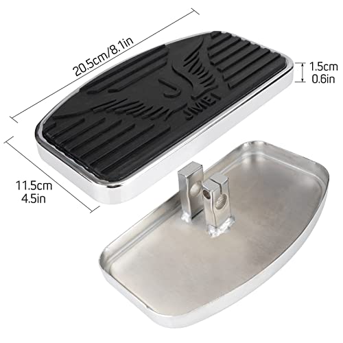 Edicapo TB-1002-R-BK-LQ Motorcycle Foot Pegs Floorboard Front/Rear Passenger Compatible With Honda Magna Vf250/Vt250/Vf750 Yamaha V-Star Dragstar Xvs 650 / Virago Xv125/250/400 Pair 1994-2013 thumb #1
