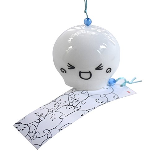 Eliteshine Wind Bell Japanese Wind Chimes Handmade Glass Suncatcher-(Smile) #TOP5