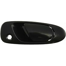 Car Exterior Door Handle for Honda for Civic 1992-1995 Right Outside Smooth Blk Keyhole 1pc Plastic Screw-on-Attachment Type Black 221-8885