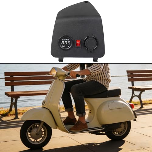Chargeur USB pour moto avec voltmètre pour éviter les pannes de batterie