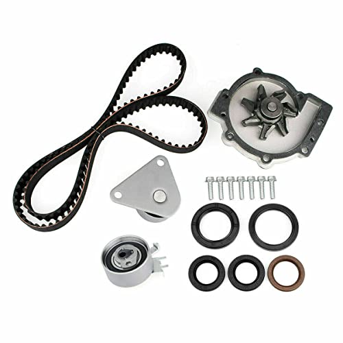 Image of AUCERAMIC Timing Belt Kit with Water Pump Fit for Volvo C70 S40 S60 S70 S80 V40 V70 XC70 XC90 Engine Serial to 3188688 C70 V70 from 1266128 S40 S70 V40
