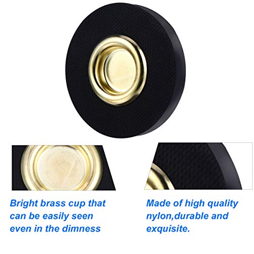 Yxcc Cello Endpin Rest Cello Endpin Mat Cello Stopper, Cello Rest Cello Endpin Anchor Stopper- Reinforced Brass Cup With Hard Rubber Mat Anti-Slip Base #TOP1