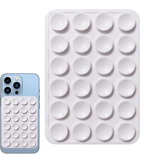 2PCS Silicone Suction Cup Phone Case Mount Holder | Sticky Phone Grip | Suction Pad Hands-Free Adhesive Smartphone Accessories H