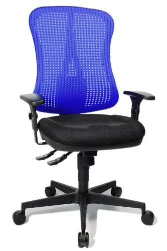 Topstar HE20PBC08 Head Point SY Chaise de Bureau Noir/Bleu Nuit 46 x 50 x 114 cm