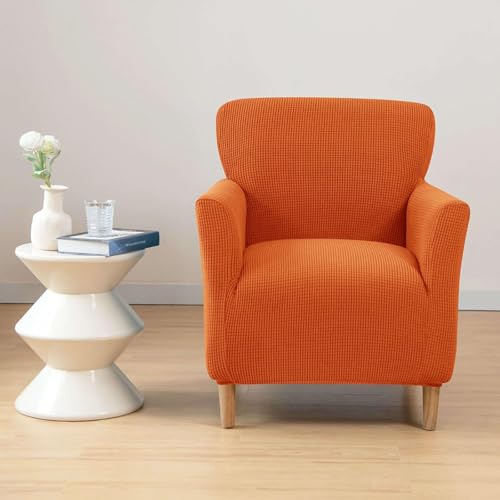 Funda de sillón jacquard elástica caqui protector silla sala estar OBASDFD 5