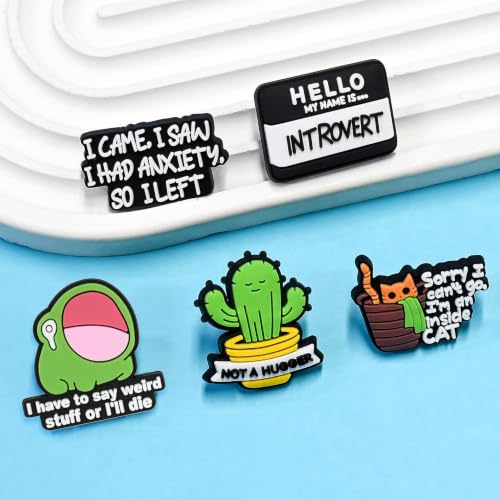 Image of Backpack Pins, Bulk Funny Cute Pins Aesthetic Lapel Pin for Backpacks /Jackets /Hats /Bags Women Nurse Teens Gifts