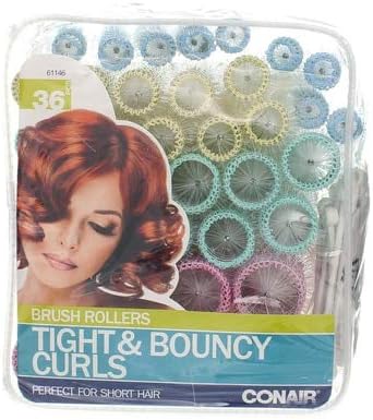 Conair Brush Rollers, Curl & Body 36 Pieces