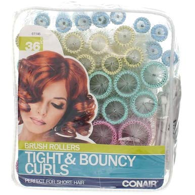 Conair Brush Rollers, Curl & Body 36 Pieces #TOP4