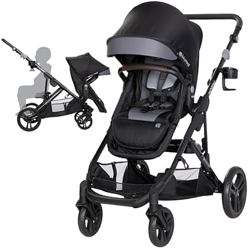 Baby Trend Morph Single to Double Modular Stroller, Dash Black