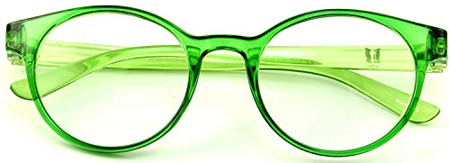 Bunny Eyez Readers - Sophie - Reading Glasses With A Tiltable & Flippable Frame - Chic & Modern Design - Diopter Strength Of +1.50 To +3.00 - Spring Green Crystal, 3.00 #TOP3