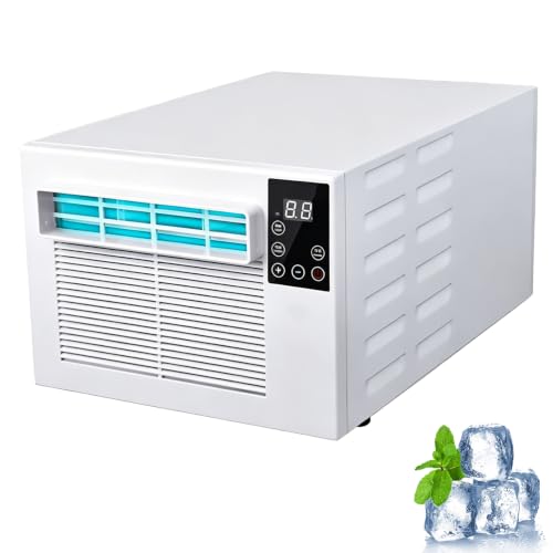 Portable Air Conditioner, Fast Cooling AC with Dehumidifier & Remote, 12H Timer for Bedroom, Kitchen, Dormitory