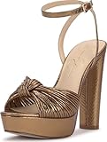 Jessica Simpson Women's Immie Platform Sandal Heeled, Bronze, 10