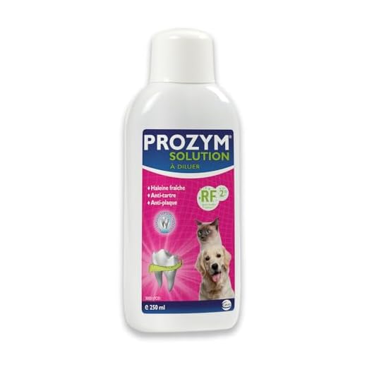 Prozym - Solution Dentaire à diluer pour Chiens et Chats - N°1 chez Les vétérinaires - Haleine fraîche - Anti-tartre - Anti-Plaque - Gencives saines