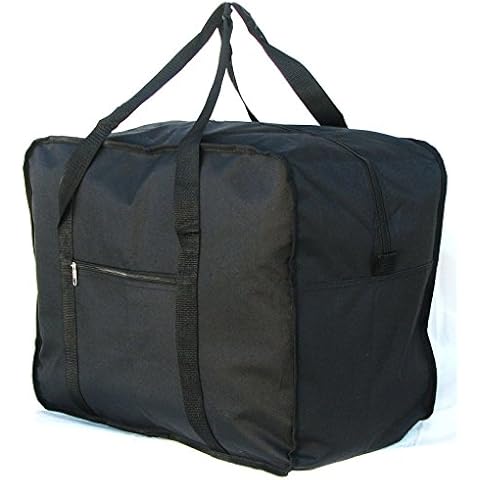 24" 50LB. CAP. SQUARE JUMBO BLACK DUFFLE/ CARGO BAG/ LUGGAGE / SUITCASE / TOTE Cover
