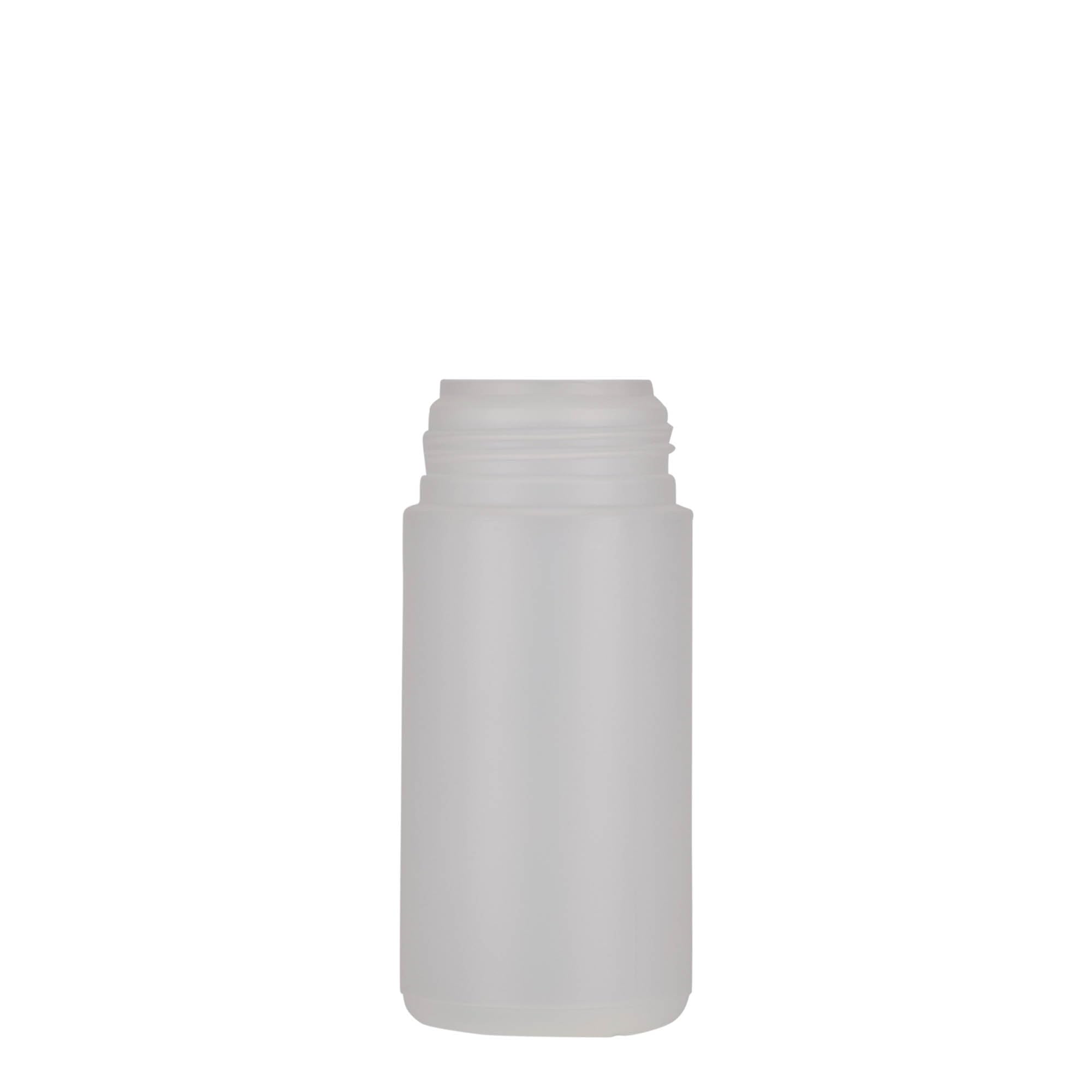 Zestaw 24 butelek z pianki 100 ml z polietylenu z pompką z pianki PP, naturalny biały, idealny do kosmetyków, higieny, produktów piankowych, Top-Fill Design