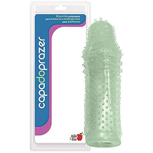 Capa Peniana Em Silicone Flexível 13,5cm x 4cm Fosforescente