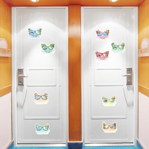 9 imanes decorativos de puerta con diseño tropical miniatura 5