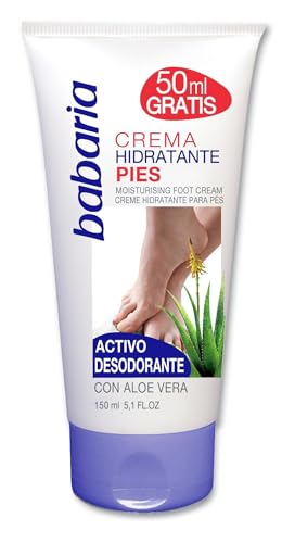 Babaria - Crema Pies Hidratante - Activo Desodorante - 150ml