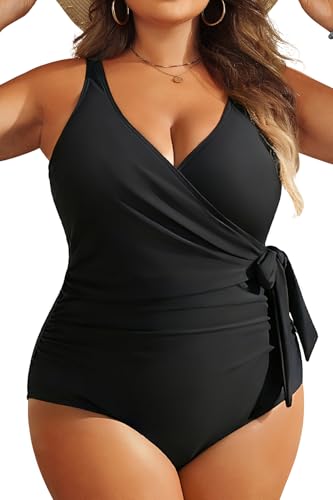 Yonique Plus Size One Piece Swimsuits for Women Tummy...