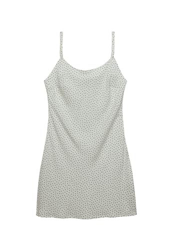 Superdry Unisex Printed Cami Mini Dress Kleid, Light Jade Green Ditsy Hearts, 32 DE