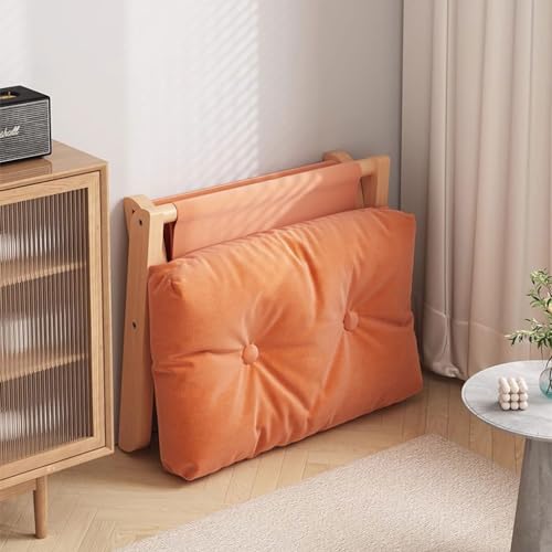 Banc à chaussures en bois massif TUSUOD petit tabouret rembourré