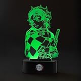 CADEAU IDÉAL POUR LES FANS DE DEMON SLAYER – Offrez cette lampe à un véritable passionné de Kimetsu no Yaiba ! Que ce soit pour une chambre, un bureau ou un coin manga, elle ajoute une atmosphère immersive et met en valeur l’univers de cet anime culte.