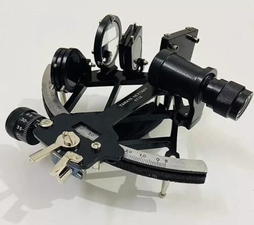 Nautisches Tamaya Sextant Maritimes Navigationsinstrument Antik Aluminium Sextant Distanzmessung Sammlerstück Tamaya Sextant Weihnachten