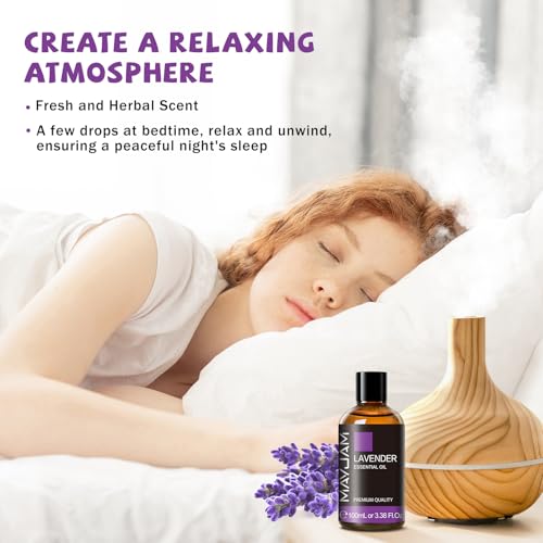 Lavender Essential Oil for Diffusers - Huge 3.38 Fl Oz - Lavender Oil Essential Oil for Skin Care, Hair Care, Massage, Aromatherapy, Soap and Candle Making - Image 3