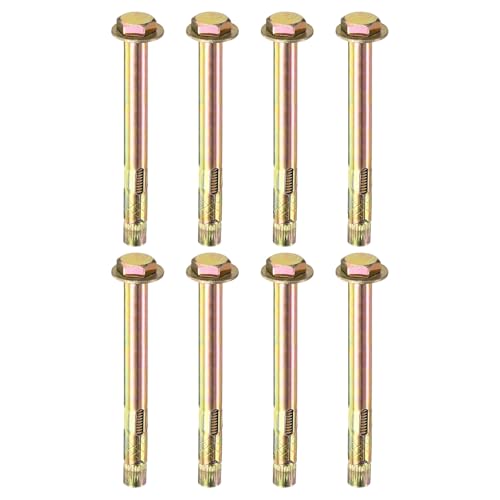 Boulon d'expansion hex M10x120mm M METERXITY en acier galvanisé pour béton, lot de 8 pcs