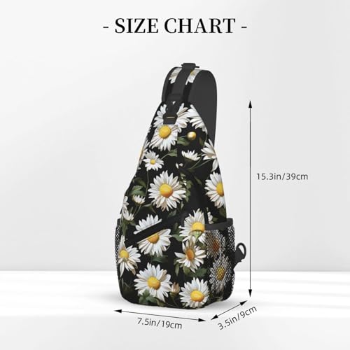 Bolso cruzado pequeño negro para senderismo miniatura 3
