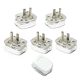 3 Prong Male Plug Replacement 15A 125V (3-Pack) - Heavy Duty Extension Cord End for Kitchen Appliances, Power Tools & Electrical Cords