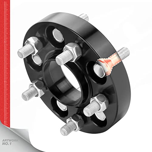 M12X1.25 Lug Bolts For 2013-2016 D-Odge Dart, 20Pcs 12Mmx1.25 28Mm Shank Length Wheel Bolts For Spacers, Compatible With 2014-2022 J-Eep Cherokee, Renegade, 2017-2022 Compass #TOP3