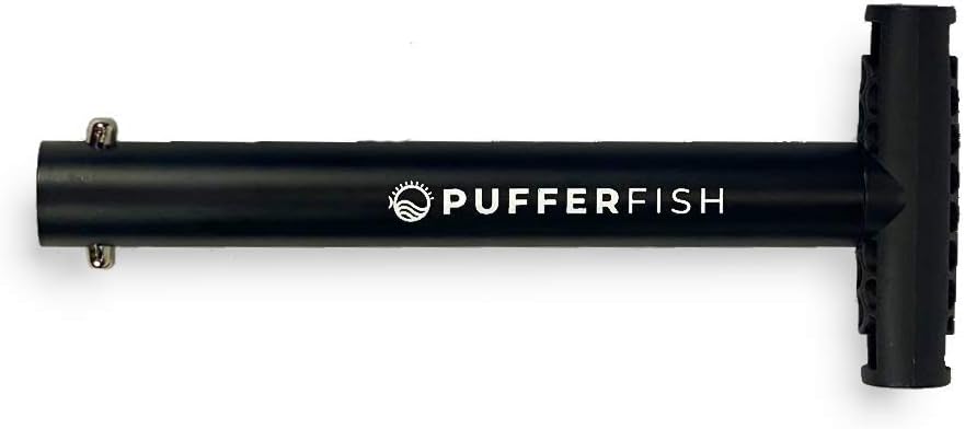 PUFFERFISH Really Big Sand Shovel - Lightweight Collapsible 4 Piece Aluminum Shovel for Beach - Customizable to 3 Different Lengths - Ideal for Sand Castles