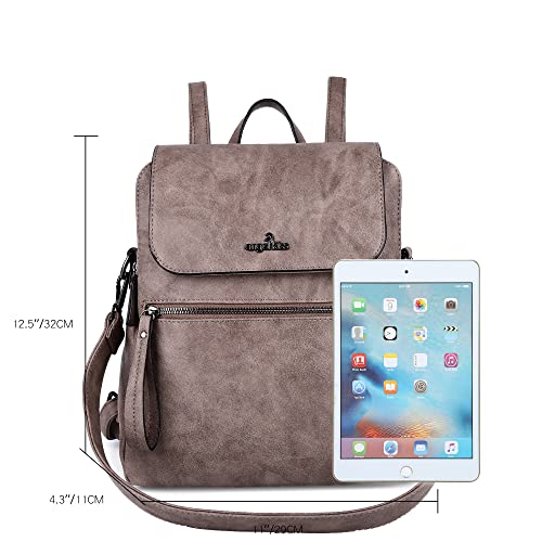 Angel Kiss Backpack Purse For Women Casual Fashion Vegan Leather Shoulder Bag Ladies Top Handle Zipper Magnetic Flap Backpack… #TOP3
