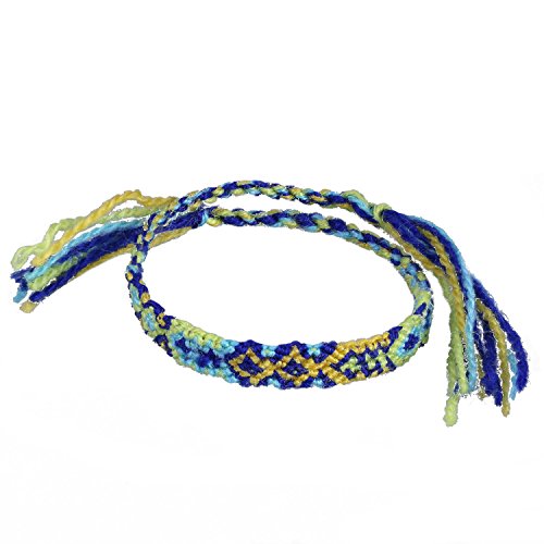 KELITCH ミサンガ 織りブレスレット ハンドメイド エスニック レディース メンズ- M