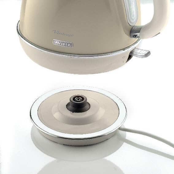 Ariete 2869 Vintage Waterkoker - 2000W, Roestvrij Staal, 1,7L