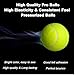 Main Products Pro Padel Balls - Professional Tournament Quality Balls, 1 Tube (3 Balls), 47% Wool, Pressurized for Extreme Durability, for All Courts.