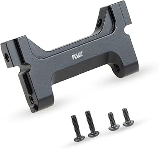 KYX Racing CNC Machined Aluminum Front Bumper Mount Upgrades Parts Accessories for 1/18 RC Crawler Car Traxxas TRX4M