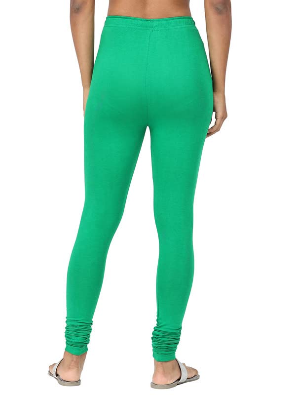Image of Robinbosky Cotton Churidhar Leggings for Women - Stylish, Stretchable & Flattering Fit for All-Day Comfort