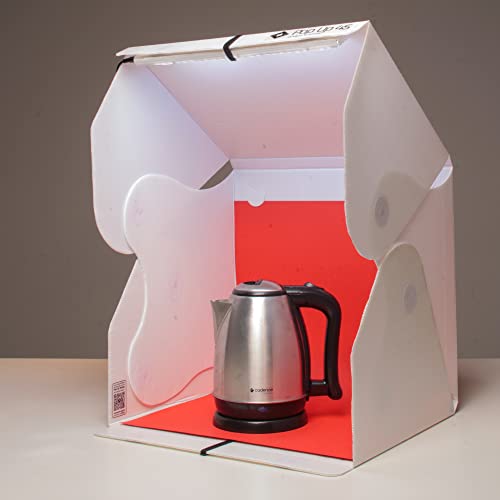 Caixa Fotografica 45cm Expansível O Estúdio Portátil 8000 Lumens - Fotografia de produtos, alimentos