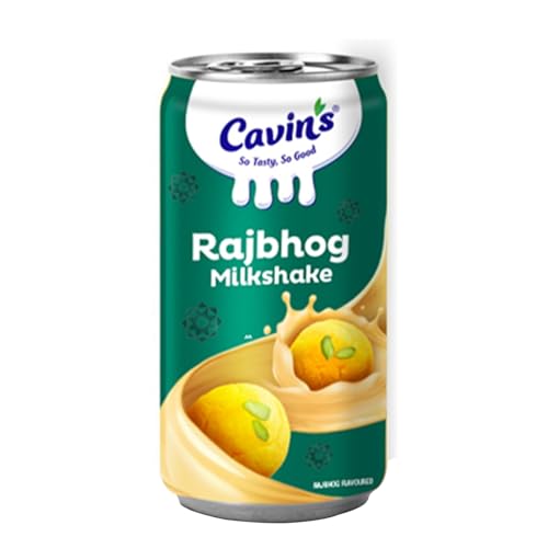 Image of Cavin's Rajbhog Milkshake | Royal Rajbhog Flavoured Ready to Drink Milkshake | Smooth, Creamy & Delicious Beverage | 170ml