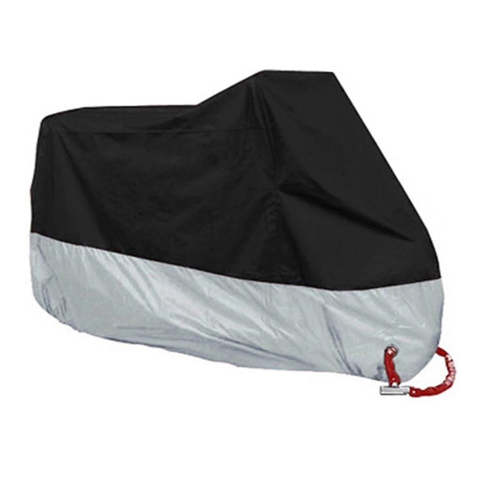 1 Juego De Piezas Accesorios para Motocicleta, Cubierta Protectora para Exteriores ML XL XXL XXXL XXXXL, A Prueba Lluvia con Orificio Cerradura, Protección Motocicleta Aire Libre Temporada Cubierta